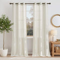 Linen Curtains for Bedroom 96 inch Long (36"W x 96"L (Pack of 2) / Linen)