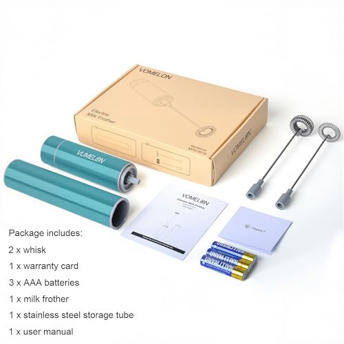 Milk Frother Handheld (Light Blue)