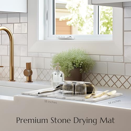 Stone Drying Mat for Kitchen Counter