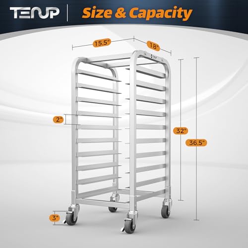 10 Tier Half Size Sheet Pan Rack (Half Size 10-Tier)