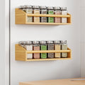 2 Pack Magnetic Spick Rack for Refrigerator (2 Pack - Standard / Wood)