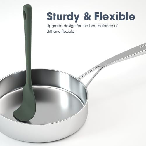 5 Pieces Silicone Spatulas Set (Neutral / 5 pieces)