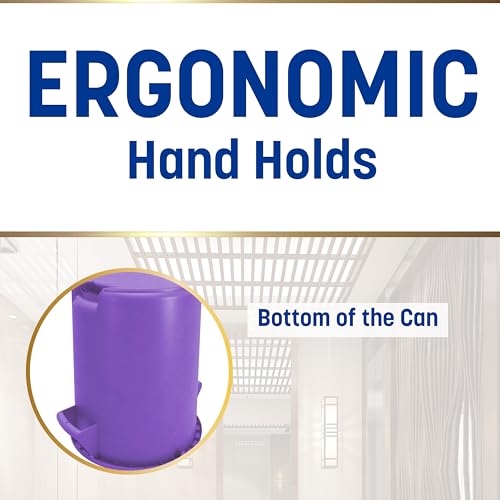 Bronco Waste Container Trash Container (Purple / 10 Gallons, (Pack of 6))