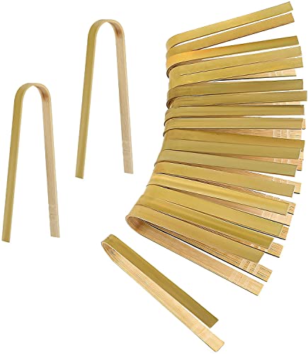 20pcs Wooden Mini Tongs