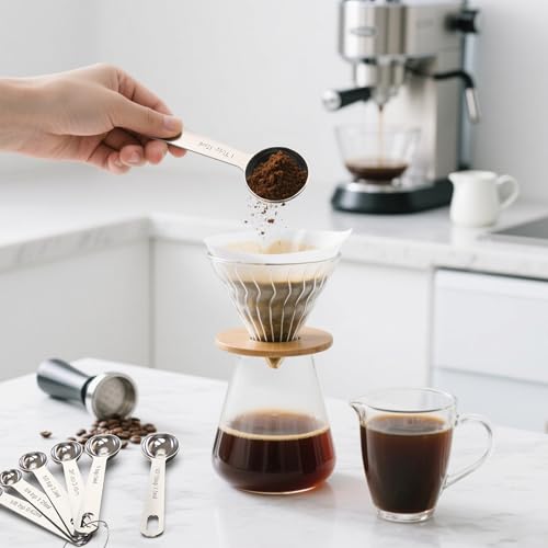 Stainless Steel Measuring Cups & Spoons Set