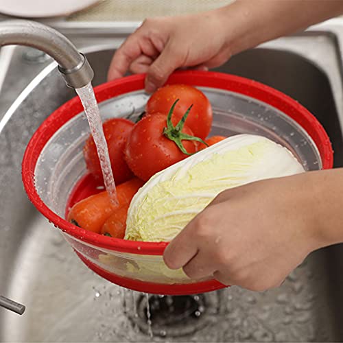Collapsible Microwave Splatter Cover (10.5 IN,green)
