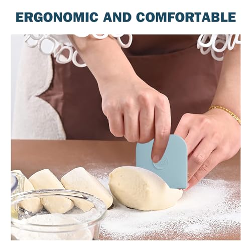 Pan Scraper 10Pcs Pot & Dish Scraper Plastic (10 Pcs / Aqua)