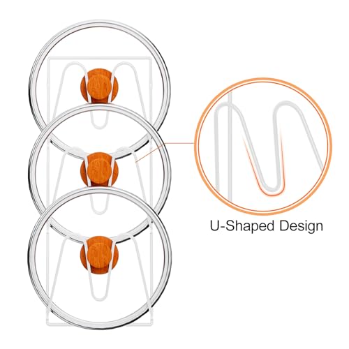 2 Pack Pot Lid Organizer (White)