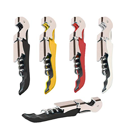 Professional Waiter Corkscrew Wine Openers Set (Multi-Color 4 Packs)