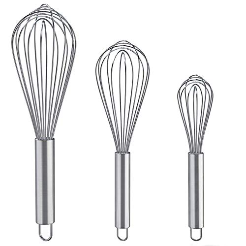Whisks for Cooking (Silver)