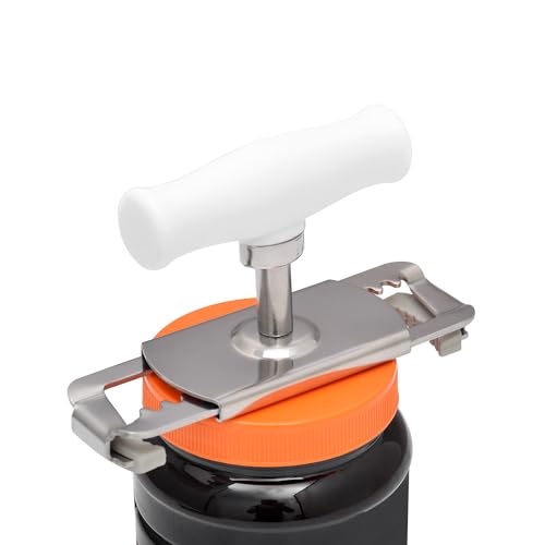 Jar Opener for Weak Hands (4" (with Rubber Grippers) (Pack of 1))