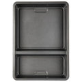 Premium Nonstick divided Baking Pan (9 x 13-Inch / Gray)