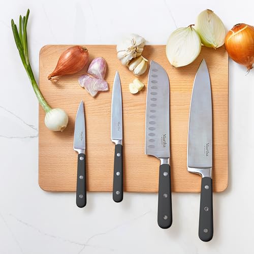 Eastwalk 14 Piece High Carbon Stainless Steel Cutlery Knife Block Set w (Knife Block Set (14-Piece) / Gray)