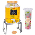 2 Gallon Glass Drink Dispenser with Stand