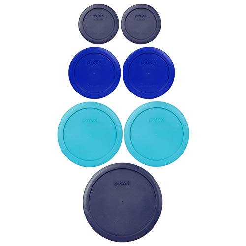 7 Lid Oceanic Shades Bundle for 7202 (Dark Blue, Cobalt Blue, Surf Blue)