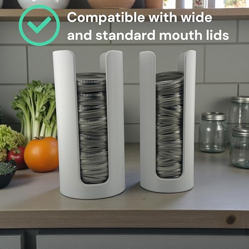 Mason Jar Lid Organizer