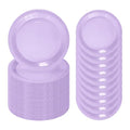 50 Pcs Light Purple Paper Plates 7 Inch Lavender Dessert Plates Disposable Dinner Plates for Baby Shower Bridal Shower Birthday Party Supplies Disposable Paper Plates (light purple dinner plates / 50 Pcs)