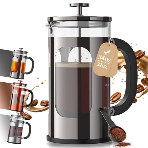 French Press Coffee Maker (Dark Pewter / 34oz)
