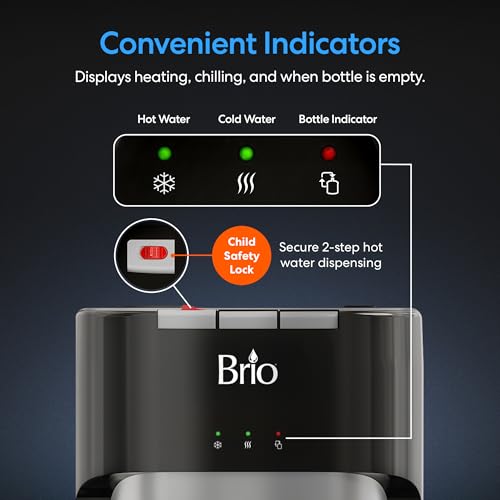 Bottom Loading Water Cooler Dispenser for 5 Gallon Bottles (Dispenser)
