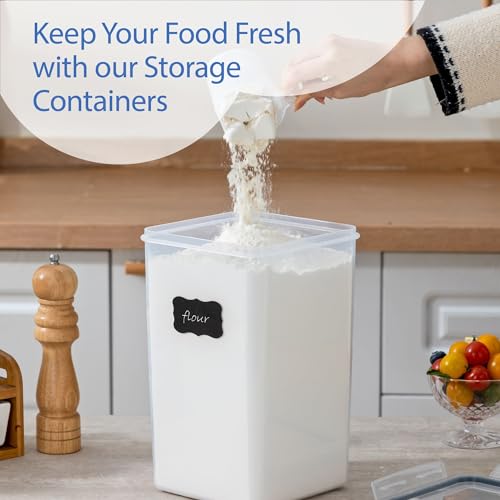 Large Airtight Food Storage Containers with Lids