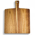 Large Acacia Wood Cutting Board with Handle 17''X13'' (BigSquare-17x13)