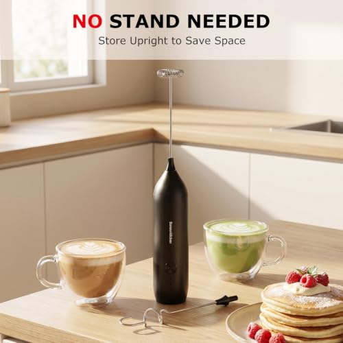 Rechargeable Milk Frother Handheld (Sliver)