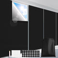 100% Blackout Curtains (Black / 57"W x 157"H)