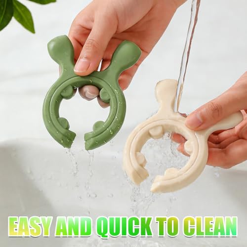 3Pcs Multifunction Silicone Pot Handle Spatula Rack