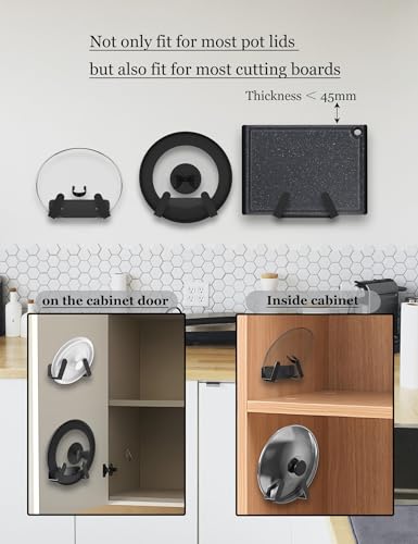 Pot Lid Organizer (Black)