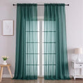 Hunter Green Bedroom Curtains 2 Panel Sets 96 Inch Length (Hunter Green / 59"W x 96"L (Pack of 2))
