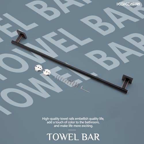 Bathroom Towel Bar 32'' Towel Holder for Bath Kitchen Cabinet Towel Rails 32 Inch Oil Rubbed Bronze Stainless Steel B4005ORB (Oil Rubbed Bronze / 32-Inch)