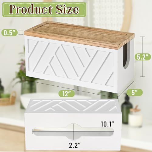 Paper Towel Dispenser Wall Mount (1pcs-white)