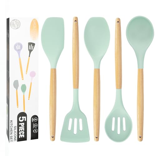 Kitchen Utensils Set (5 PCS Set Light Green)