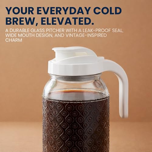 Cold Brew Coffee Maker 64 oz (Blue)