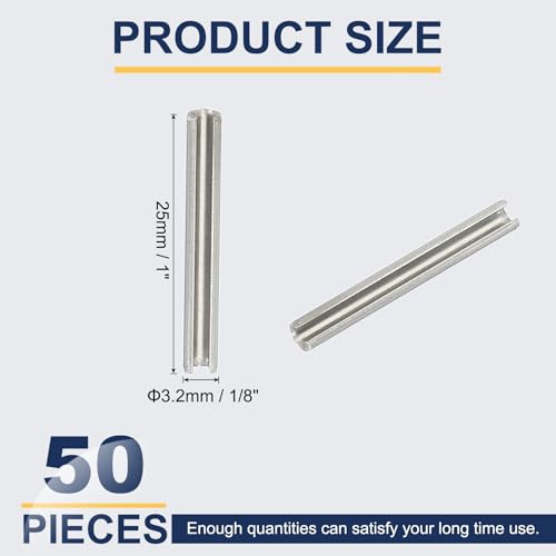 Slotted Spring Pin (1/8" x 1" (3.2mm x 25mm))