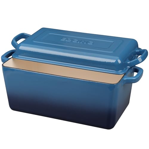 Enameled Cast Iron Dutch Oven (Lake Blue)