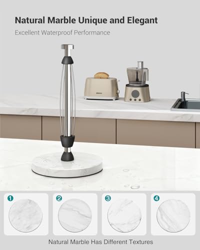 Paper Towel Holder Countertop (Silver)