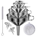 Stainless Steel Funnels for Kitchen use (5pcs Funnel set)