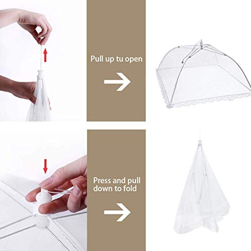 2 Pack Pop Up Mesh Food Covers