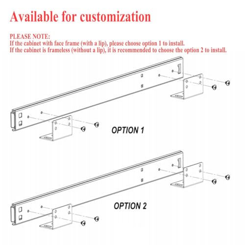 Under Sink Cabinet Organizer Two Tier Pull Out Shelf (14.75"W x 21"D)