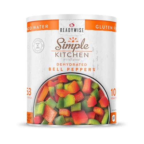 SIMPLE KITCHEN Dehydrated Bell Peppers #10 Can