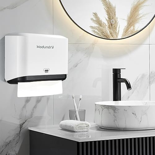 Multifold Wall Mount Paper Towel Dispenser for Bathroom (210 Sheet / 5859-white)