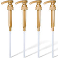 4 Pcs Coffee Syrup Pump (Gold 4-pack)
