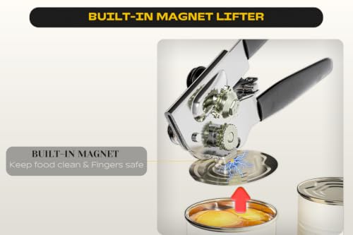 Heavy Duty Can Opener with Magnet (Folding with Magnet)