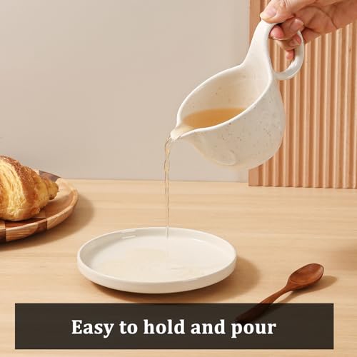 Ceramic Creamer Pitcher (White)