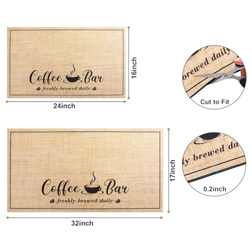 Fashion Coffee Mat (Beige / 17" x 32")