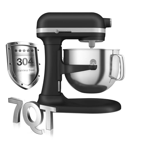 7QT Stainless Steel Mixer Bowl for KitchenAid Bowl Lift Mixer (7Q)