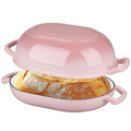 Enameled Cast Iron Sourdough Bread Oven (7 QT / Pink)