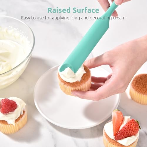 Silicone Jar Spatula for Sourdough Starter (Aqua Sky / 9.65 in)