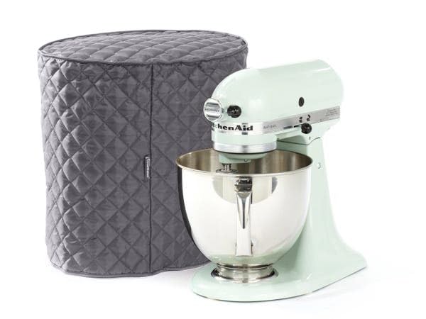 Keepsakes Mixer Cover Dust Protection (Slate Quilted Polyester / 15W x 10D x 15H)